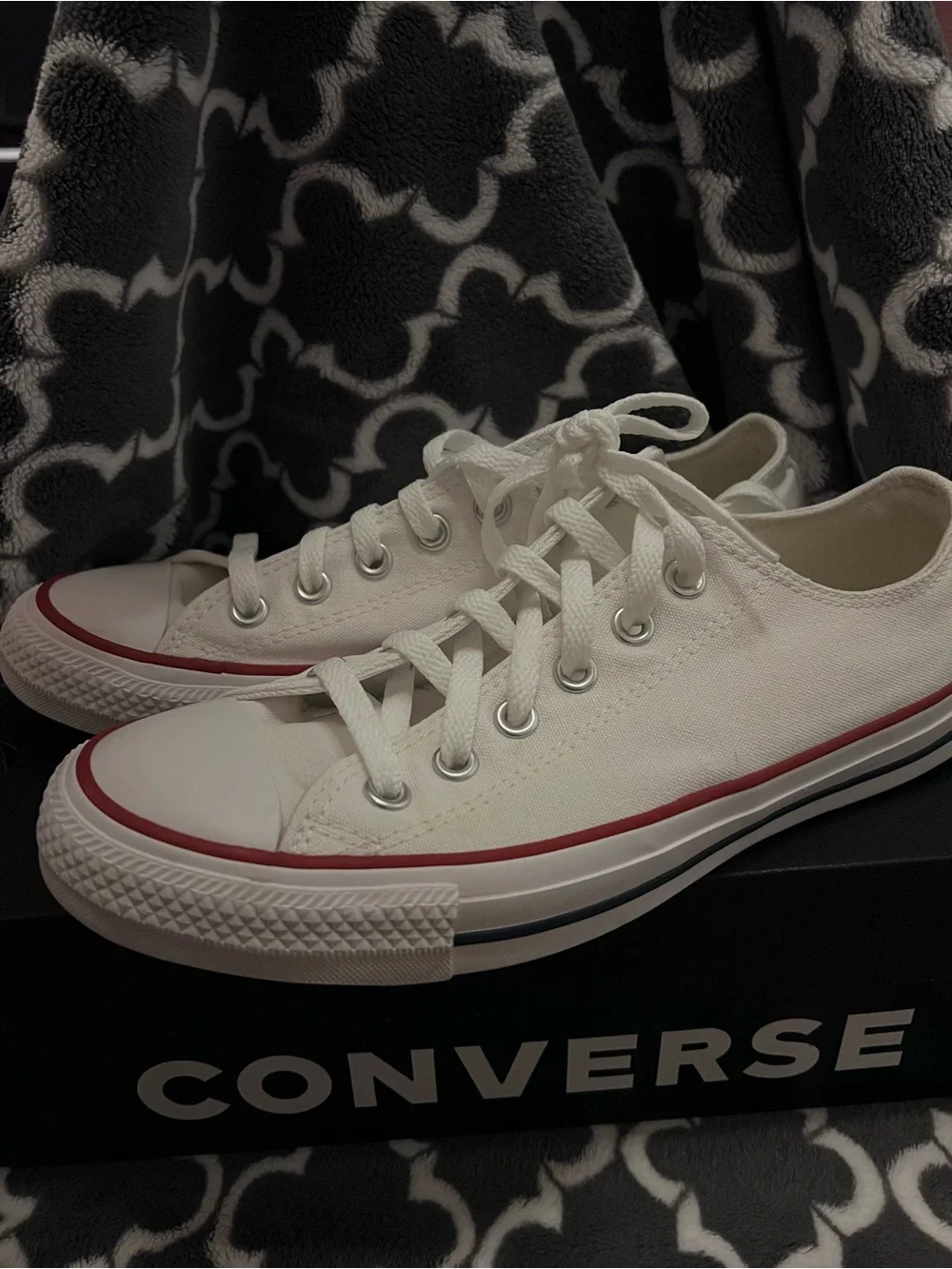 LIKE NEW white chucks! - Picture 2 of 5